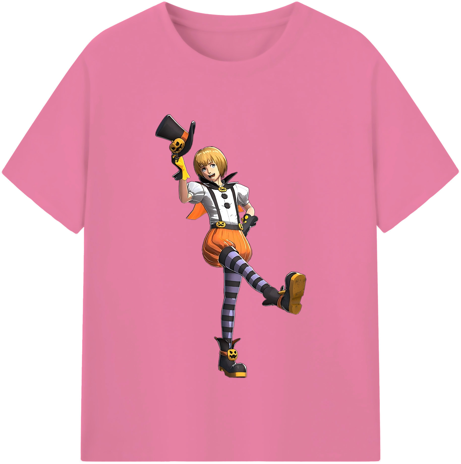 （画像用） 進撃の巨人 アルミン·アルレルト Attack on Titan Armin Arlert 綿100％半袖Tシャツ（フロントプリント）